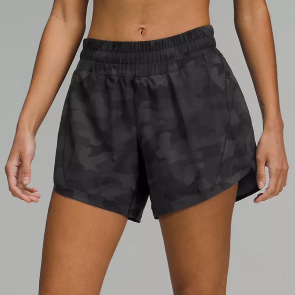 Lululemon Track That Mid-Rise Lined Short 5"